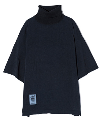 GB0324/KNT15 : Half Sleeves Turtle Neck Knit