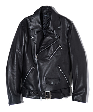 GB0424/JKT17 : Calf Leather Riders Jacket